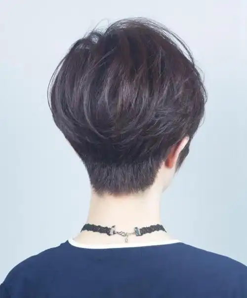 2019流行剃后脖短发