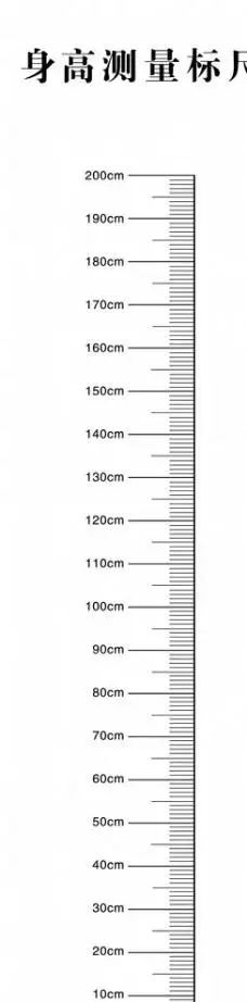 身高测量标尺