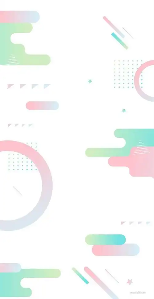 简约时尚几何花纹图形渐变背景海报ai矢量素材平面广告乐分享素材网