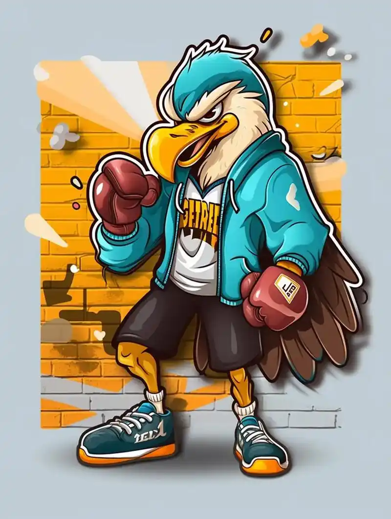 拳击手老鹰!#动漫 #潮玩 #绘画 #卡通人物 - 抖音