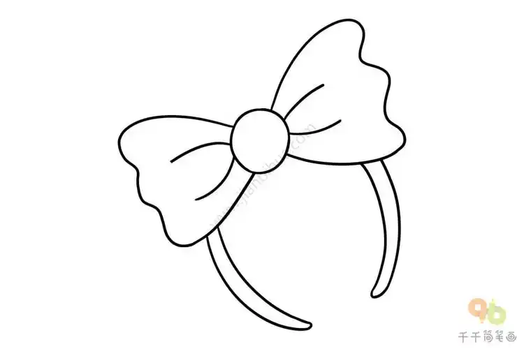 发卡简笔画教程