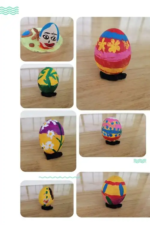 诺诺:我觉得可以用橡皮泥粘在蛋的底下,这样蛋就会站起来了