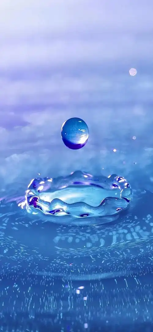 壁纸分享,晶莹剔透的水滴手机壁纸