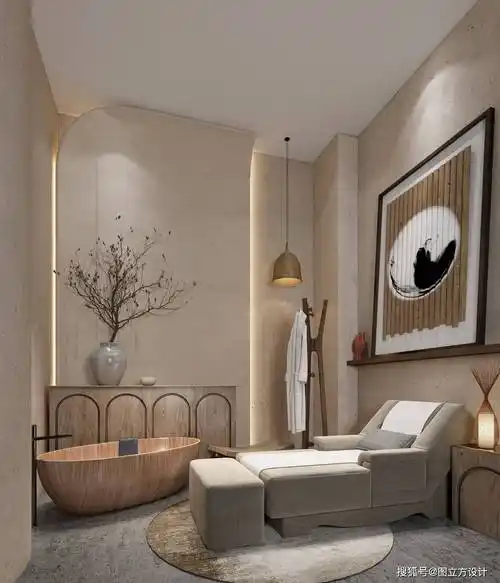 spa会所效果图赏析——打造静谧舒缓的养生空间