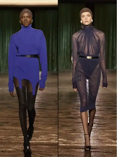 刘雯走秀被嘲脸凹瘦成皮包骨衣服似棕熊同场透视造型更雷人