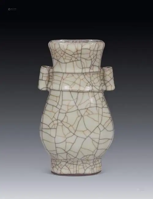 0465宋哥窑贯耳尊