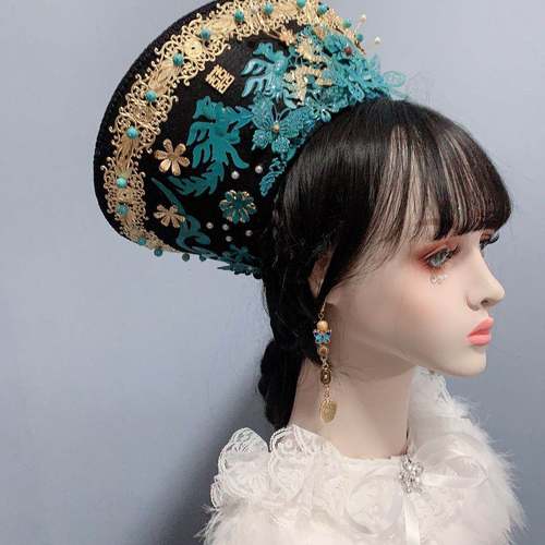 头饰发饰延禧宫略古装皇后帽子新娘中式结婚发饰