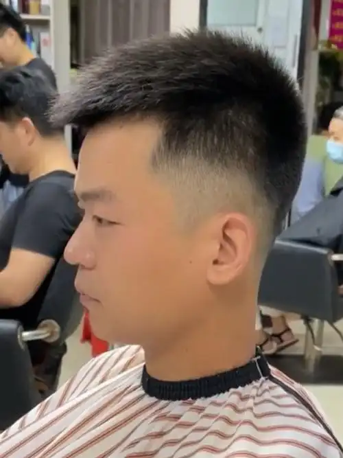 短飞机头发型教程