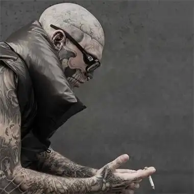 纹身霸气男头高清 过目不忘的图片_男生头像_美头网