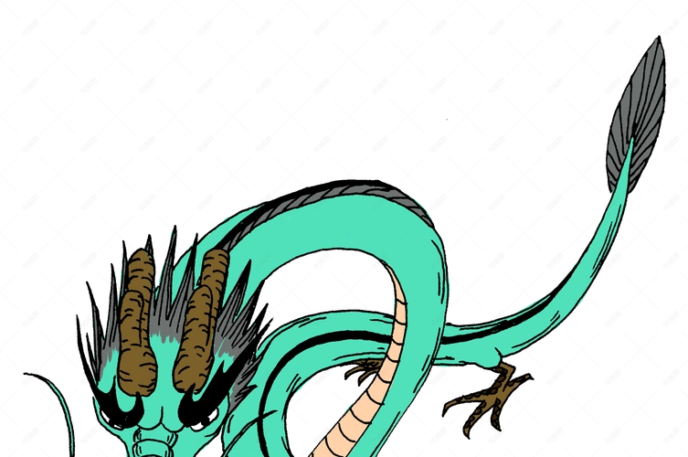 中国神兽之青龙戏珠