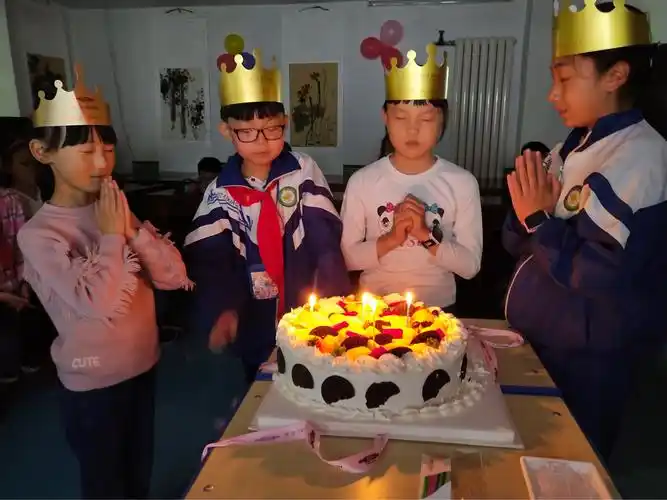 乐思塾虎台校区温馨别样的生日会