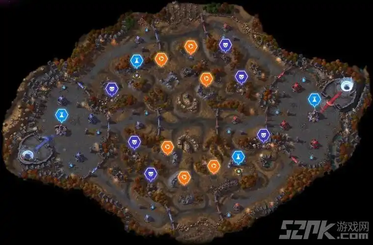 《风暴英雄》官网放出战场地图预览 战略要点全攻略