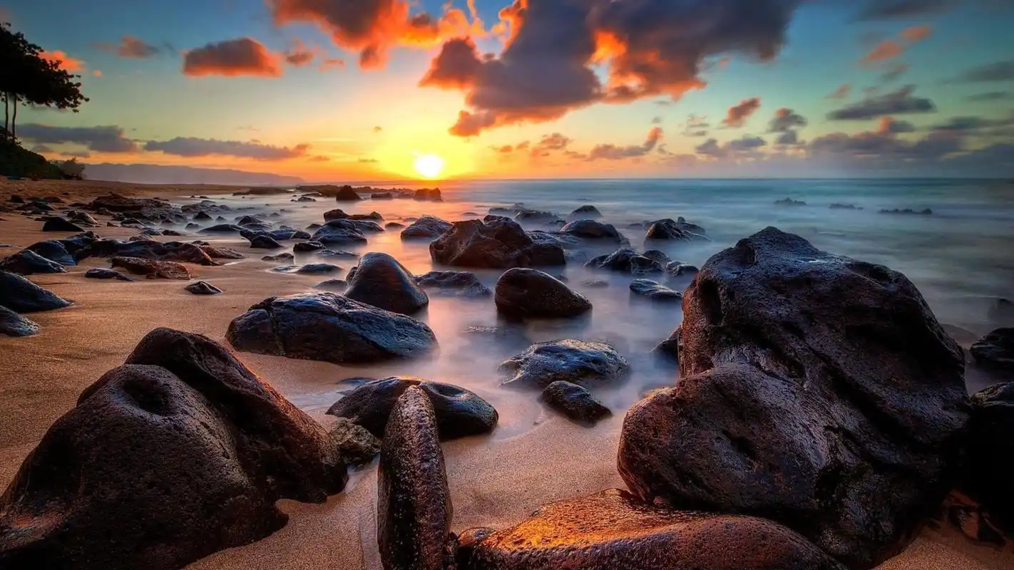 风景优美的大自然海景高清桌面壁纸