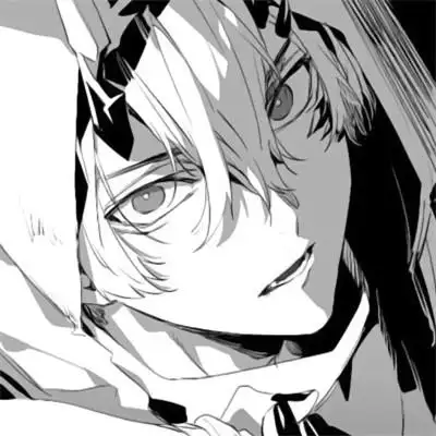 痞帅黑白动漫男头像图片114张_男生动漫头像_头像屋