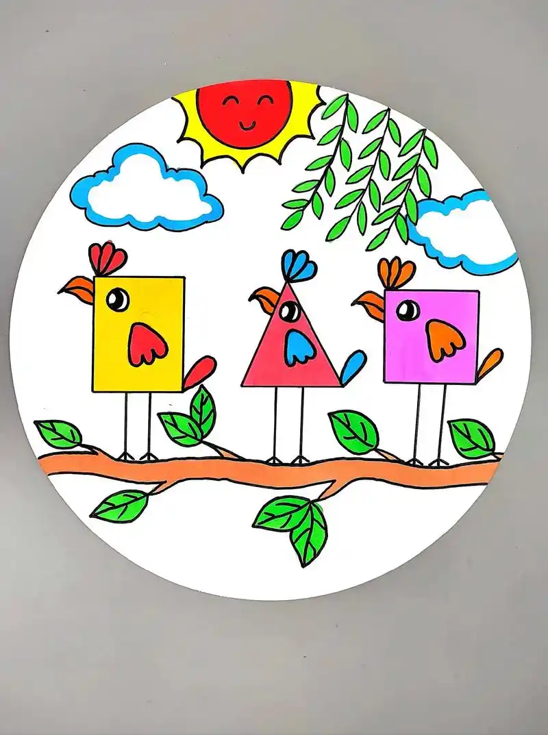 春天主题创意绘画合集来咯!