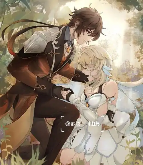 堆一堆摸鱼钟离和荧哦