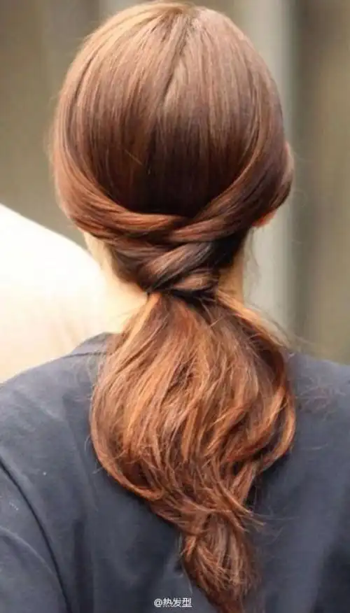 编发 长发 马尾