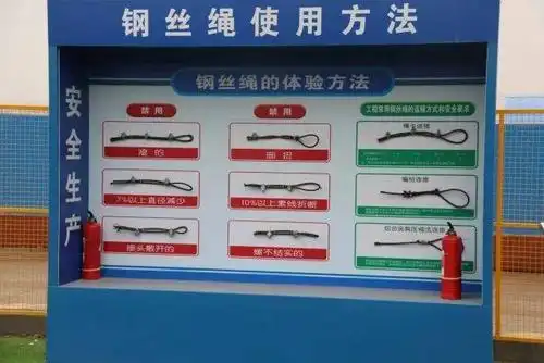 钢丝绳使用方法展示