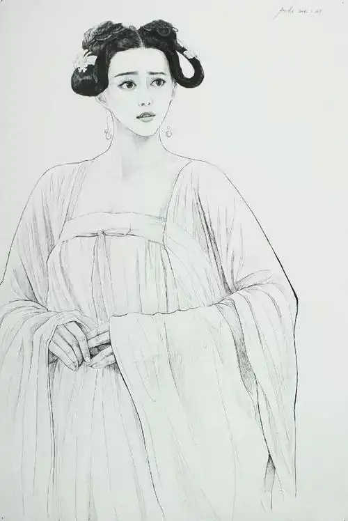 中国美院学生手绘"武媚娘"蹿红