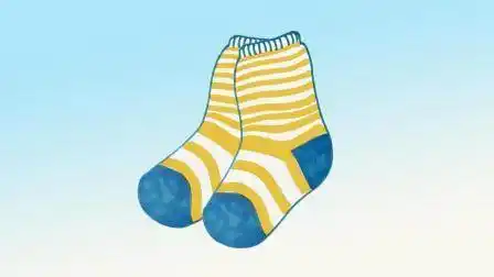 袜子简笔画 袜子简笔画彩色