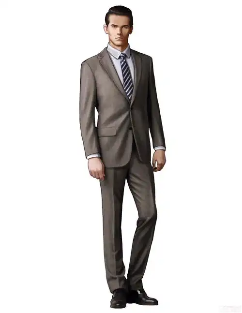 现代任务模型~西装男人~带psd_ab3305853作品_人物男人_cg模型网