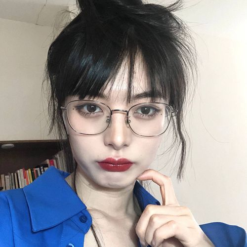 港风复古方框超轻眼镜女近视韩版潮ins风网红素颜金丝眼睛配度数
