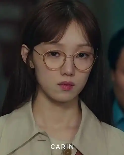 小红书爆款韩剧流星李圣经吴寒星carin同款眼镜框玫瑰金olsen钛