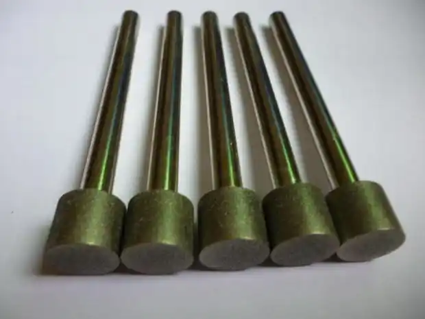 sdc钻石磨棒 电镀合金磨头 金刚石细砂磨头d9*6b*80l冲子机磨头