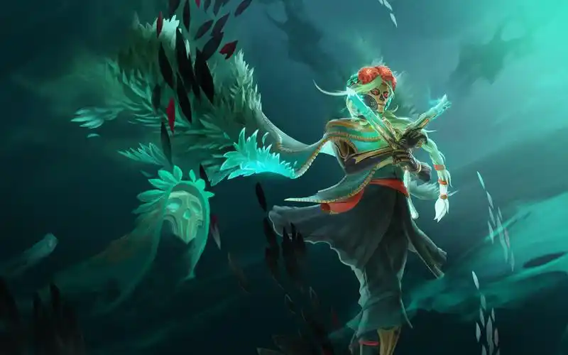 【dota2】新英雄琼英碧灵技能展示