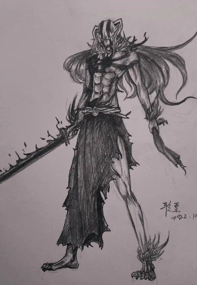 死神  #手绘 #日常瞎画 #暗黑系 打卡 - 抖音