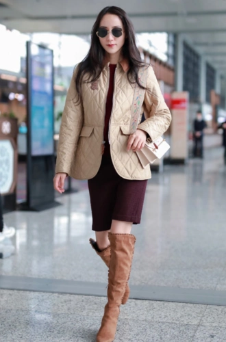 韩雪的腿虽然长,但她这样穿靴子后,看上去只有150cm!