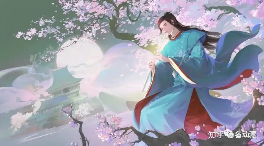 【名动漫】《山河令》温客行古风同人插画创作教程,帅气和意境都拿捏