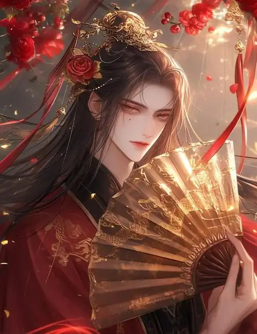 古风美男扇子系列,惊艳四莲自取!