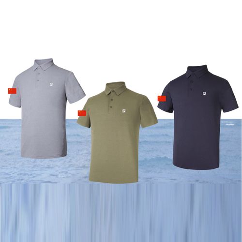 fila 斐乐2021赞助中国国家队短袖t恤衫速干针织运动短袖polo衫