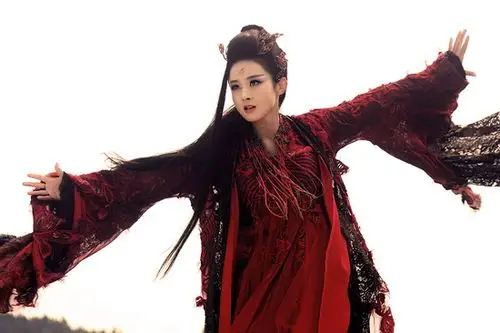 花千骨赵丽颖气场全开邪魅霸气书写大结局