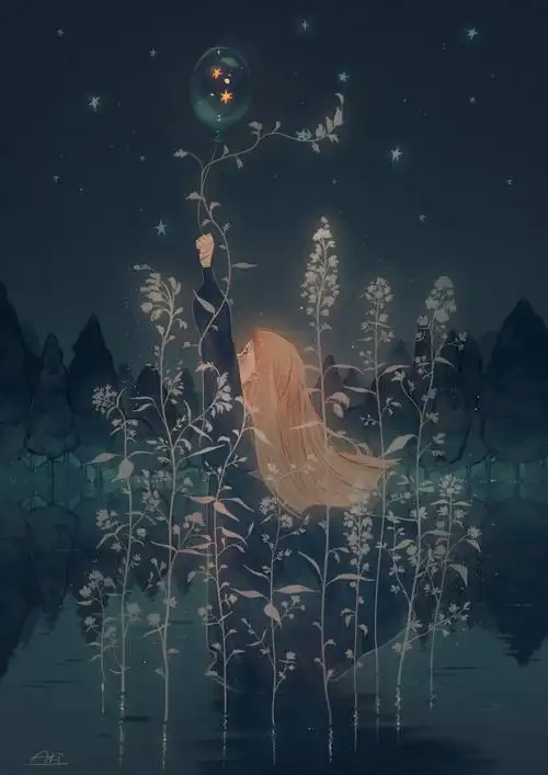 日本插画师 aki_a0623(twi)唯美梦幻的人… - 堆糖,美图壁纸兴趣社区