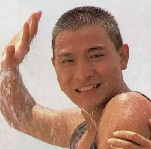 刘德华当年的经典发型刘德华当年留着中分黄头