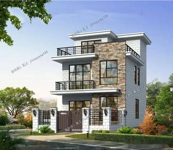 不到70平方米别墅4款风格各有不同第一套就让人心服口服