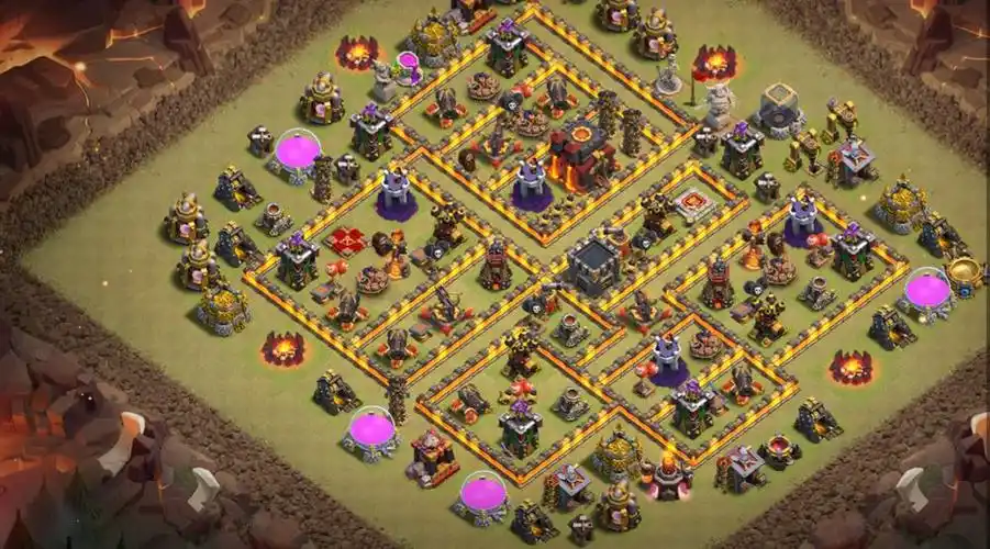 10本10本,部落战nb阵,非常实用,部落冲突阵型分享,10本10本,部落战nb