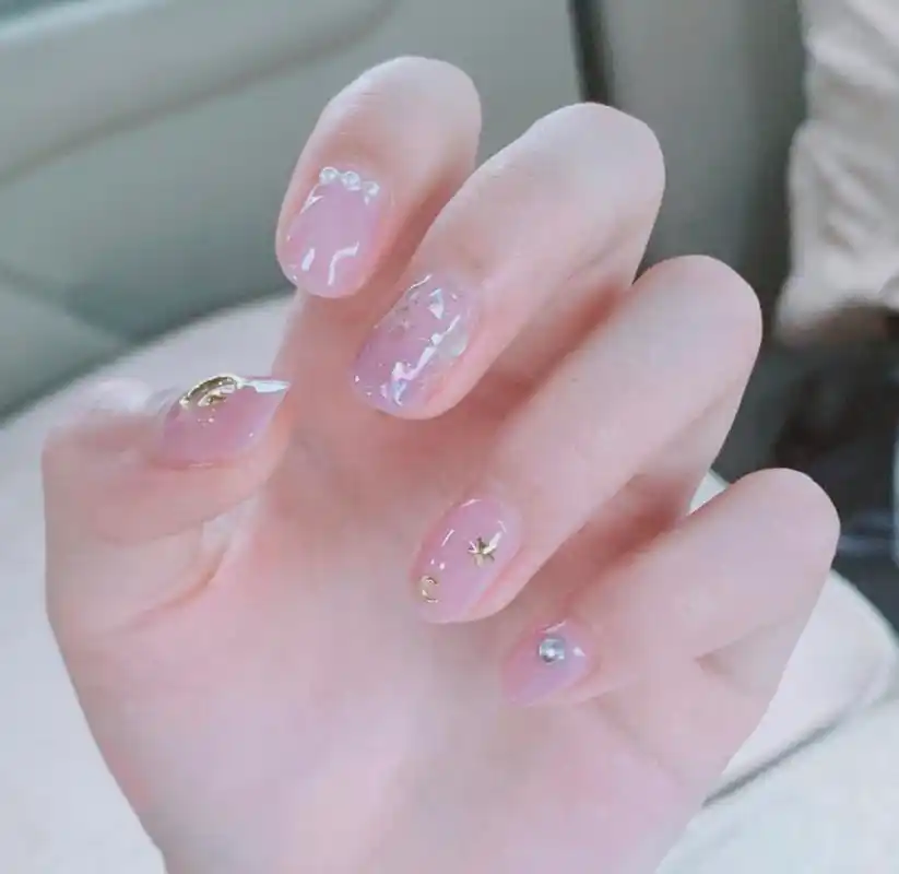 高级感爆棚的短指甲美甲合集短甲小仙女的自信瞬间来了