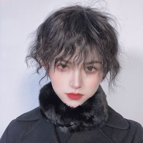网红锡纸烫烟花烫假发基佬毛日系少年感卷发男女cos短卷发泡面头