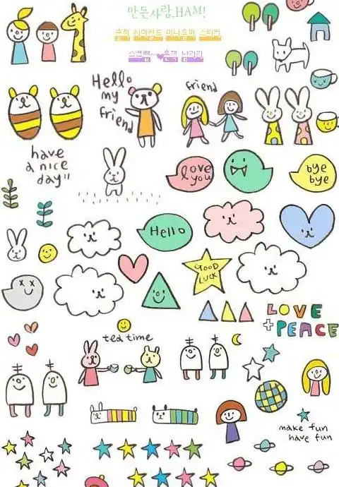 装饰物的简笔画【装饰物简笔画小清新】_万动力