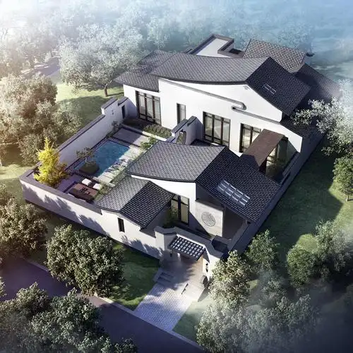 花园别墅中式别墅之韵