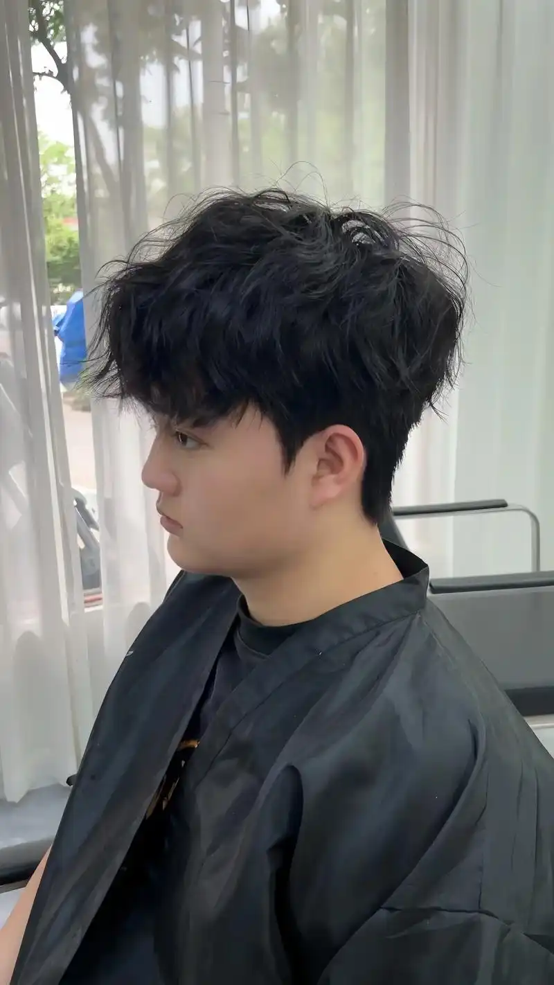 近期男生中长发烫发改造案例, - 抖音