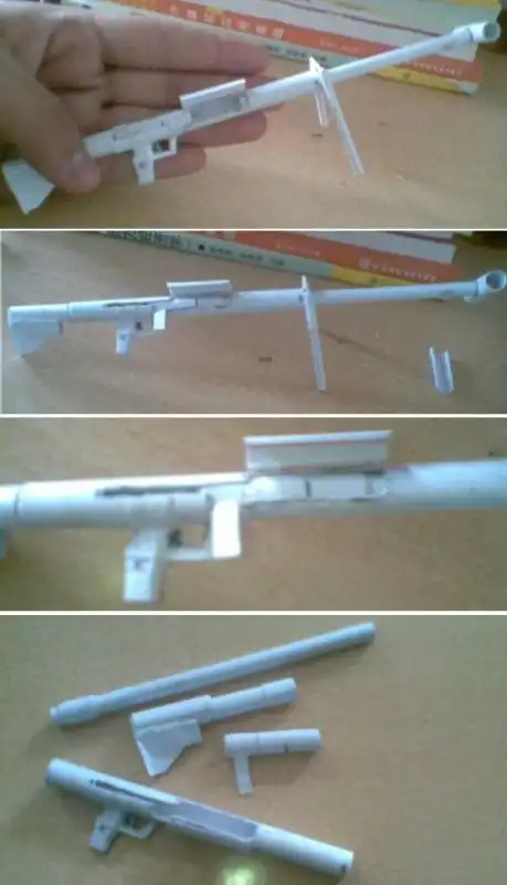 折纸枪可发射子弹