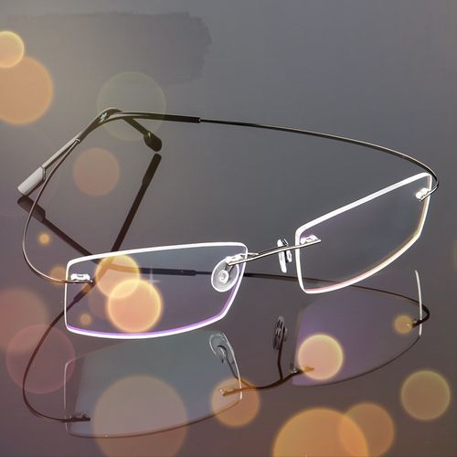 钻石无框记忆架超轻超弹男女眼镜框架 近视眼镜架 远视眼镜框 860