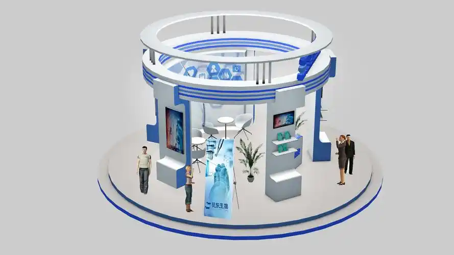 生物科技类展会展位设计