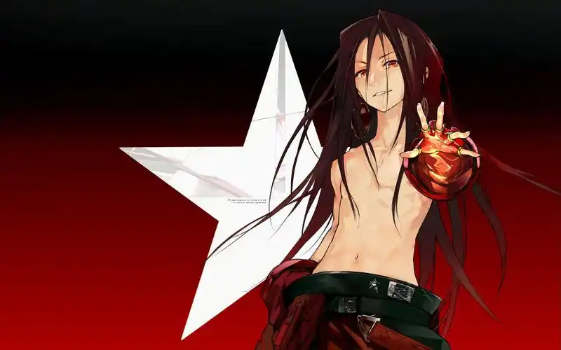 日本动漫通灵王炫彩桌面壁纸