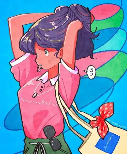 一组动漫风人物插画设计欣赏 - : onoco.