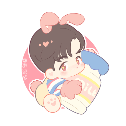 肖战q版醉奶战战cr枣波波